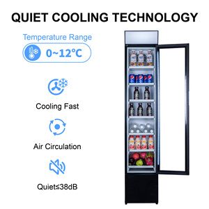 Vanace Fridge for Hotel Room Silent <b>Mini</b> Bar <b>Refrigerator</b> with Energy Saving - Product Image 2