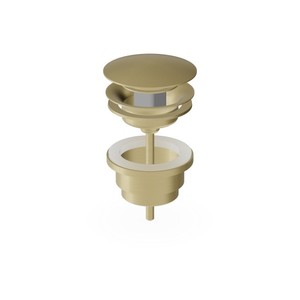 Zucchetti moderno stile francese rifiuti universali in acciaio inox rame scarico per bagno Hotel cromato per uso lavabo - Product Image 5