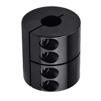 Accouplement à mâchoires rigides en acier inoxydable OEM haute précision, couple élevé universel 3 N.m 31000 tr/min pour moteur électrique, garantie 1 an