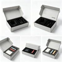 Boîte cadeau magnétique de luxe personnalisée en velours et EPE pour cosmétiques, huiles essentielles, ornements en céramique, accessoires électroniques
