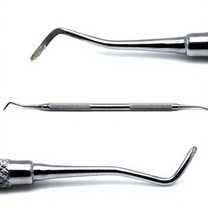 New Manual 63/64 Excavators Dental Double Ended Spoons 1.5mm German Stainless Steel CE Certified Restorative Medic Instruments - Product Image 1