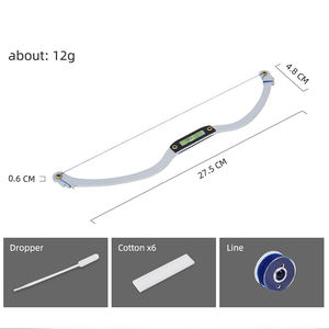 Microblading Maquillage Permanent <span class=keywords><strong>Arc</strong></span> <span class=keywords><strong>et</strong></span> Flèche Ligne Règle Noir Mesure Sourcils Chaîne Pré Encré <span class=keywords><strong>Tatouage</strong></span> PMU pour la Cartographie des Sourcils - Product Image 5