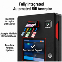 Machine intelligente de stockage de billets de banque, machine de collecte de billets, machine de dépôt et de comptage de monnaie avec imprimante de reçus pour banque et bureau