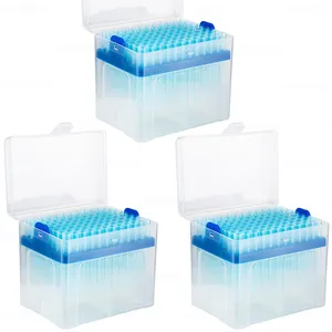 Filter Pipet Tips Box Hoch transparente sterile 1250ul Mikrobiologie Medizinische Verbrauchs materialien