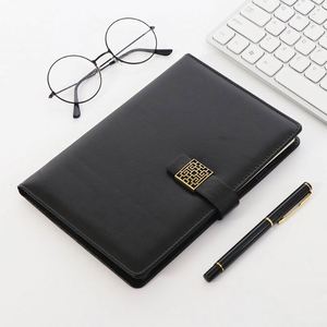 Custom A5 Hardcover <b>Composition</b> <b>Book</b> with 100 Sheets Thickened Leather Business Diary Engraved PU Cover for Gift - Product Image 2