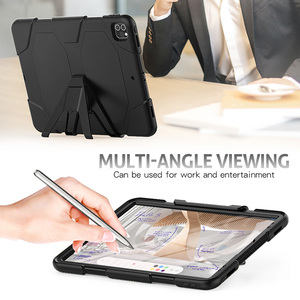 Resistente armadura <span class=keywords><strong>Pro</strong></span> diseñado tablet caso con el protector de pantalla para <span class=keywords><strong>iPad</strong></span> <span class=keywords><strong>Pro</strong></span> de 12,9 pulgadas caso 2021 5th <span class=keywords><strong>generación</strong></span> - Product Image 6