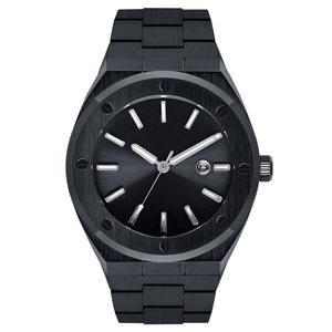 Montres-bracelets pour hommes à faible MOQ, mouvement japonais, boîtier en acier inoxydable, bracelet en acier, quartz, OEM, haute qualité - Product Image 3