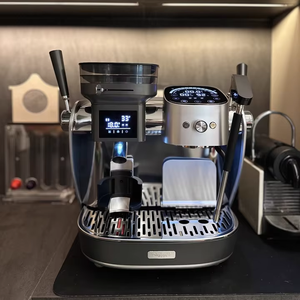 Machine à expresso semi-automatique, 15 bars pour un café riche et mousseur à lait pour cappuccino, idéale pour un usage domestique/hôtelier - Product Image 1