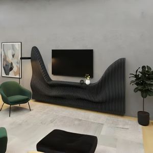 Estante de Pared Creativo de Madera para TV, Soporte de Exhibición, Estante de Almacenamiento, Duradero para el Hogar, Hotel, Apartamento, Casa de Huéspedes - Product Image 6