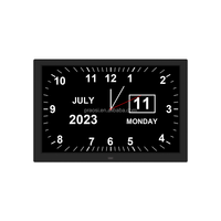 Gantungan dinding murah ukuran besar Lcd orang tua tua orang tua hilang memori rabun kalender Alarm pengingat jam siang