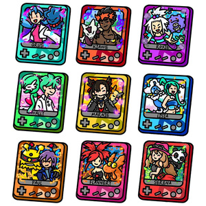 Bán buôn Pop pokemaned jibbitz Za nghệ thuật bảng tinh thể chạm khắc mini Acrylic gạch Gameboy tủ lạnh nam châm Hội Đồng Quản trị trò chơi mù hộp - Product Image 2