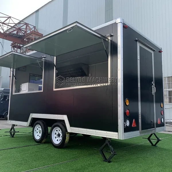 Мобильный трейлер, тележка для хот-догов, фургон для еды, кофейные тележки, тележка для мороженого, грузовик, передвижной фургон для продажи в США, концессионный трейлер