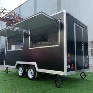 Mobile Trailer Hot Dog Cart Food Van Coffee Carts Icecream Truck Mobile Food Trucks For Sale in USA Concession Trailer