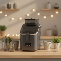 Machine à glaçons électrique portable de comptoir 12 kg/24h, contrôle tactile, autonettoyante, glaçons en forme de cube, pour hôtels, usage domestique et extérieur