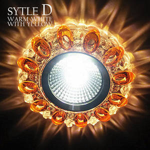 कोब की अगुवाई डाउनलाइट रंगीन पैनल लाइट rgb 3w 110v 220v रेसेस्ड लैंप स्थिरता सजावट बैंगनी स्पॉट लाइट - Product Image 5