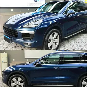 Film de protection de <span class=keywords><strong>carrosserie</strong></span> automobile en vinyle PVC <span class=keywords><strong>auto</strong></span>-cicatrisant sans colle, série PET ultra-brillante bleu marine, technologie de libération d'air pour la couleur de la <span class=keywords><strong>carrosserie</strong></span> - Product Image 3