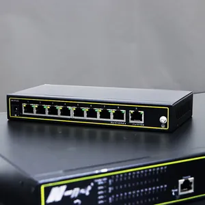 Các nhà sản xuất giá rẻ giá 9 100M Gigabit Port Malta VLAN hỗ trợ không được quản lý PoE chuyển đổi cho HIKVISION CCTV