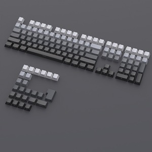 Đen Gradient Keycap Bên In Nhân Vật Truyền Ánh Sáng 133 Phím Đôi Bắn Anh Đào Hồ Sơ Cho MX Loại Bàn Phím <span class=keywords><strong>Key</strong></span> <span class=keywords><strong>Cap</strong></span> - Product Image 3