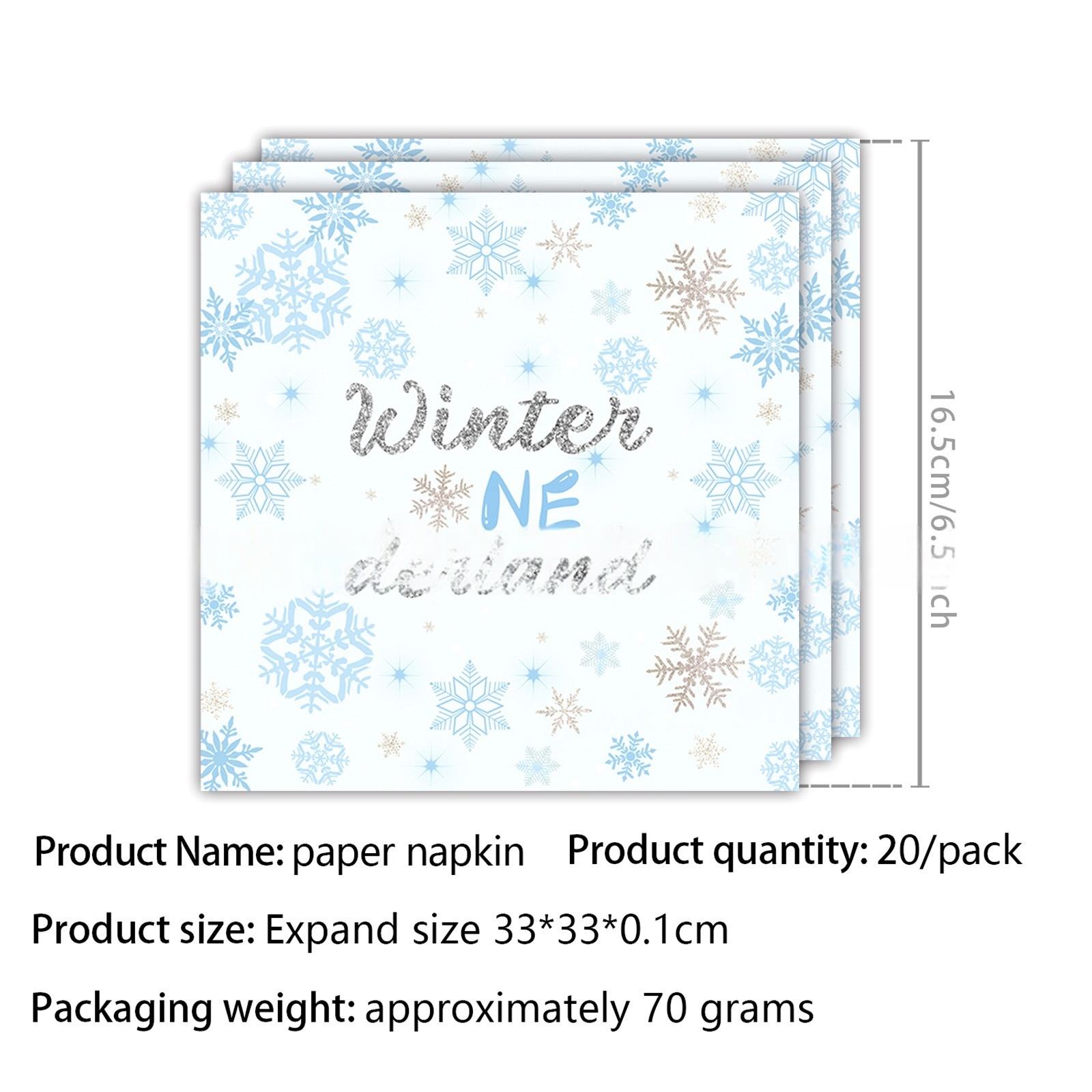 blue   tissue * 20pcs