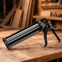 Paquete a granel de pistola de calafateo de 10 pulgadas para construcción, herramienta ligera sin goteo para colocación de perlas de calafateo, herramienta manual suave para trabajos de reparación