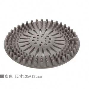 K2110 Bouchon de vidange en silicone pour lavabo, filtre anti-cheveux pour salle de bain, douche, cuisine et toilettes - Product Image 6