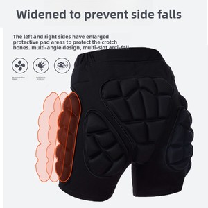 Ensemble <span class=keywords><strong>de</strong></span> <span class=keywords><strong>protection</strong></span> pour le ski et le snowboard en hiver, <span class=keywords><strong>short</strong></span> rembourré anti-chute, genouillères pour le patinage, le skateboard et les sports - Product Image 5