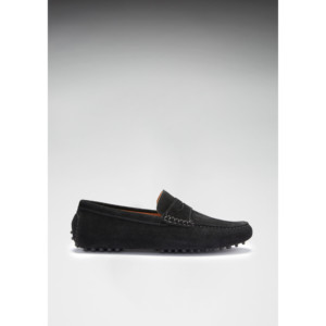 Mocasines Penny Driving, Gamuza Negra - Product Image 3
