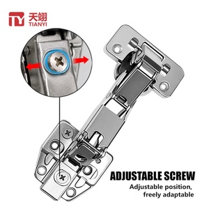 Durable 165 Degree Hidden Hydraulic 3D Soft Close Design for <b>Wardrobe</b> Cabinet and Furniture Concealed Hinge - Product Image 4