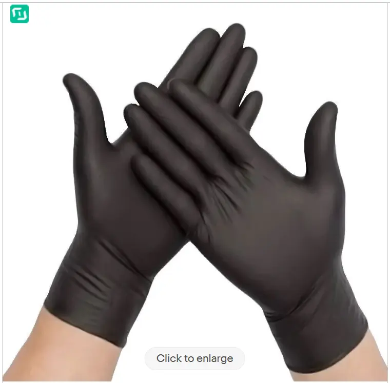Shuoya sarung tangan nitril murni harga lebih rendah sarung tangan nitril biru hitam tidak dapat dimakan sarung tangan nitril kelas makanan