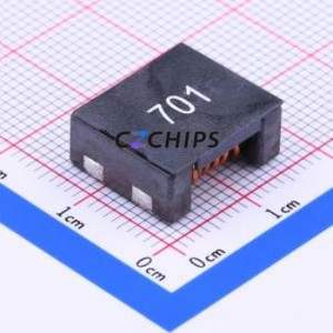 CYSCM1513FTL-701 Common Mode Filter SMD-4P,15x13mm RF 2 30V 10A 700Ohm@100MHz - Product Image 1