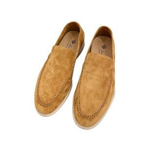 2024 LP Herenschoenen Britse stijl loafers kleine echt lederen instappers platte enkel mocassins voor zomermode trend - Product Image 5