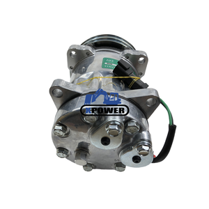 Compresor de Aire Acondicionado XPower Nuevo SD7H15 14649606 14506862 11412632 para Excavadora de Cadenas EC210 - Product Image 1