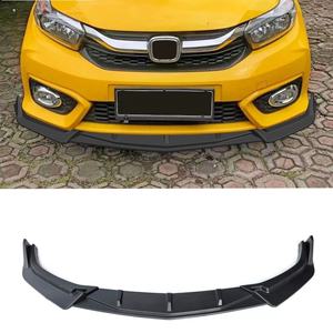 Welta - Juego de 3 Piezas de Parachoques Delantero de Plástico ABS+PP con Gancho de Remolque para Brio DC 2018-2023, Color Negro - Product Image 1