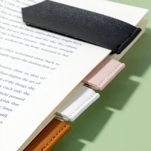 Colorful Pu Leather <b>Bookmarks</b> Simple Clip Keeper Book Mark Cute Page Corner <b>Bookmark</b> for Reading Lovers Teacher <b>Gift</b> - Product Image 5