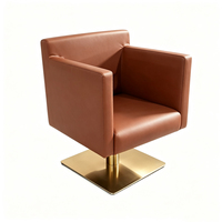 Chaises de salon de coiffure - Chaises de coiffure et de coiffage en acier inoxydable, inclinables et pivotantes, pour les soins capillaires.