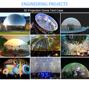 Mái vòm trắc địa ngoài trời 4 mùa Lều nóng trong suốt cửa sổ mái vòm <span class=keywords><strong>gazebo</strong></span> Lều mái vòm sang trọng 25 mét vuông - Product Image 4