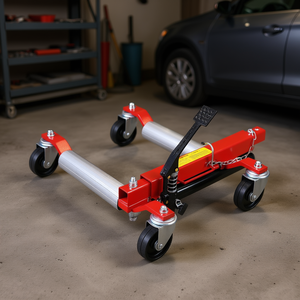 Carretilla elevadora de ruedas de alta resistencia de 1500 lb, gato para neumáticos de coche, elevador de posicionamiento de vehículos, accesorio para el cuidado del automóvil - Product Image 2