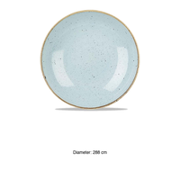 Assiette plate bleu œuf de canard 28,8 cm Churchill Stonecast -12-Sdesev111