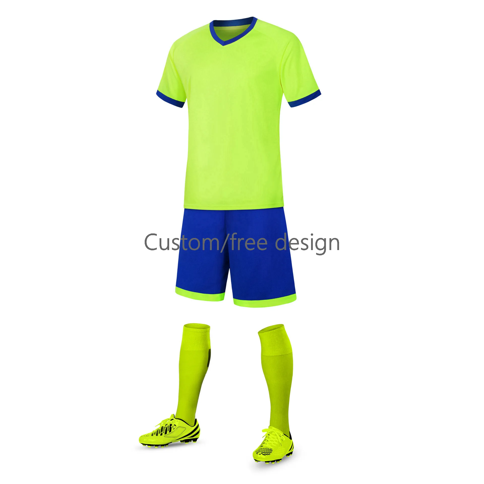 Uniforme de fútbol a granel Sublimación Ropa deportiva Venta al por mayor Camiseta de fútbol personalizada para mujer Camiseta de fútbol Traje Jersey Ropa de fútbol