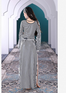 Encantador y Exquisito Vestido Largo Baladi con Bordado de Lentejuelas, Traje de 3 Piezas para Danza <span class=keywords><strong>del</strong></span> Vientre - Product Image 5