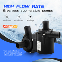 Pompe de circulation d'eau BLDC Lefoo Longlife Micro 24V, pompe de refroidissement pour chargeur EV, IP68, mini pompe centrifuge de refroidissement d'eau DC 12V