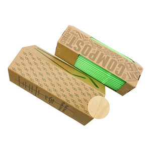 Contenant en papier Kraft lavable, 500 ml, conteneur en papier Kraft personnalisé, hexagone de qualité alimentaire, <span class=keywords><strong>Tube</strong></span> en papier vide pour la paille - Product Image 6