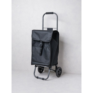 Carrello cesto in tessuto tascabile nero per lo Shopping comodo carrello e carrello - Product Image 1