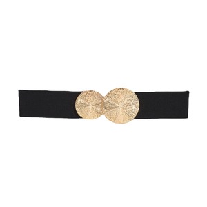 <span class=keywords><strong>Ceinture</strong></span> élastique épaisse pour <span class=keywords><strong>femme</strong></span>, style urbain européen et américain, avec boucle en alliage, idéale pour robes et costumes - Product Image 5