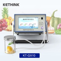Medidor de Respiración Vegetal KT-GX, Medidor de Respiración de Productos Frescos para Concentración de CO2, Concentración de O2, Temperatura, Humedad