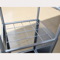 Support de Présentation Métallique de Haute Qualité pour Parapluies, Étagère de Rangement avec Finition Pulvérisée pour Outils Cylindriques et Rouleaux de Documents