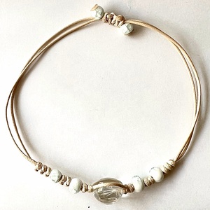 Bracelet en verre style bohème <span class=keywords><strong>chic</strong></span> pour enfants, bracelet réglable en forme de pissenlit pour enfants - Product Image 5