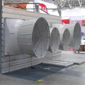 55 inç otomatik havalandırma ekipmanları fiberglas Fan FRP koni Fan ile fabrika fiyat
