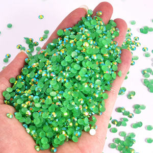 Bobohoo พลอยเทียมเรซิ่น2มม.-6มม. เรซินด้านล่างเจลลี่สี AB พลอยเทียมหลวมแบบไม่ใช้ความร้อนสำหรับคลิปหนีบผม - Product Image 3