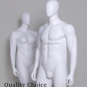 Maniquí de plástico de talla grande para mujer de Europa América al por mayor, modelo de cuerpo completo, piel blanca, fibra de vidrio, Cuerpo Femenino gordo, maniquí para hombre - Product Image 2